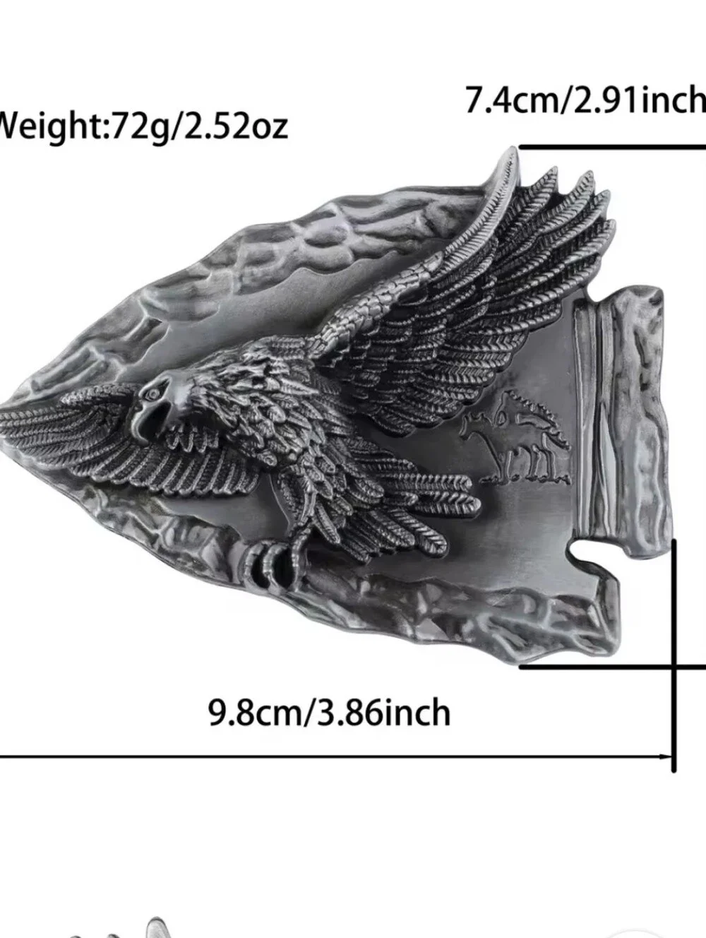 New arrowhead Silver bull steer Skull Or Eagle belt buckle Choose Design